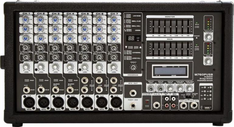 MS602M: mixážní pult