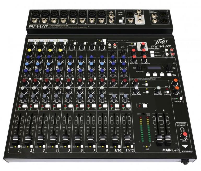 Peavey: PV AT – série mixů s korekčním obvodem Antares, který udrží zpěváka v tónině